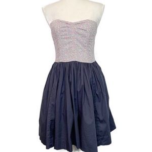 Anthropologie Maeve Floral Addy Strapless Dress 4